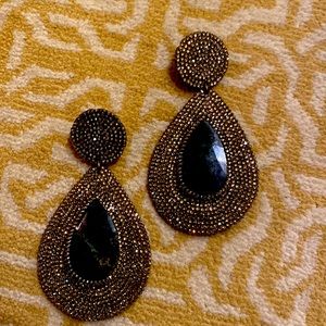 Beautiful rear drop earrings